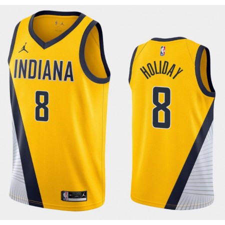 NBA Mænd Trøje Indiana Pacers Justin Holiday 8 2020-21 Jordan Brand Statement Edition Swingman